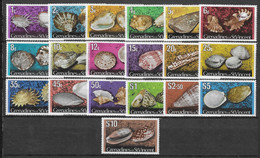 St.Vincent & Grenadines 1974-7 MiNr. 32 - 49,79  Marine Life Shells 19v MLH   46,00 € - St.Vincent & Grenadines