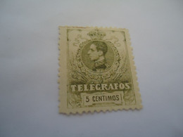 SPAIN TELEGRAFOS  MNH   STAMPS KNGS 5C - Telegrafen