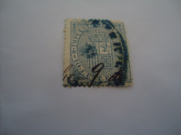 SPAIN TELEGRAFOS  USED  STAMPS   WITH POSTMARK - Telegrafen