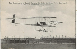 22-7-2242 Grande Semaine D'aviation Rouen Un Vol De Paillette Sur Sommer - Pub Bar Aimé 96 Boulevard De Clichy - Riunioni