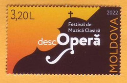 2022  Moldova  Festivals. Open-air Classical Music Festival „DescOPERĂ” 1v Mint - Music