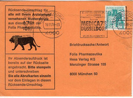 53733 - Bund - 1978 - 40Pfg B&S EF A BriefdrucksBf DUESSELDORF - ... MEDICA 78 ... -> Muenchen - Médecine