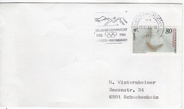 53747 - Bund - 1986 - 80Pfg CEPT '86 EF A Bf GARMISCH-... - 50 JAHRE OLYMPIA-ORT ... -> Schwabenheim - Hiver 1936: Garmisch-Partenkirchen