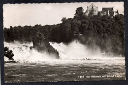 (RECTO / VERSO) DACHSEN EN 1954 - N° 1307 - DER RHEINFALL MIT SCHLOSS LAUFEN - BEAU TIMBRE ET CACHET - FORMAT CPA - Laufen-Uhwiesen 