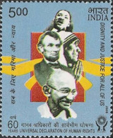 INDIA 2008 Abraham Lincoln Mahatma Gandhi Mother Teresa Martin Luther KIng Stamp 1v MNH P.O Fresh & Fine - Mother Teresa