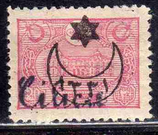 CILICIE CILICIA 1919 TURKISH STAMP CRESCENT STAR OVERPRINTED 20pa USED USATO OBLITERE' - Usati