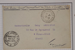 BA7    DU MAROC  BELLE LETTRE  FM 1925  OUEZZAN POUR LILLE  FRANCE  +  + AFFRANCH.  INTERESSANT - Cartas & Documentos