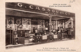 Foire  De Macon   Stand Des établissement G Cassou - Foires