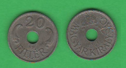 Ungheria 20 Filler 1941  Magyar Hongrie Hungary Ungaria War Coins - Hungary