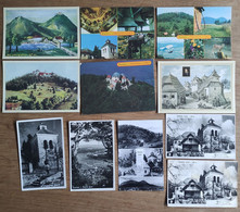 Delcampe - 11x Šmarna Gora, LOT1, 1958-2000, Pozdrav Iz Šmarne Gore, Baročna Cerkev, Prešeren, Šmartno, Slovenija, Tacen - Slowenien