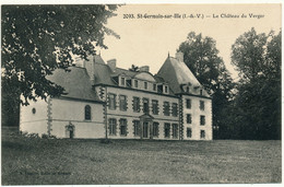 SAINT GERMAIN SUR ILLE - Château Du Verger - Saint-Coulomb