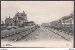 CPA -  Pays Bas, TIEL, Railway Station - Gare - Tiel