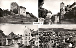 Brugg - 4 Bilder (3432) * 22. 6. 1963 - Brugg
