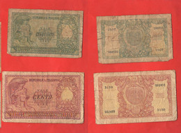 50 + 100 Lire 1951 Italia Elmata Italy Italie - 50 Liras