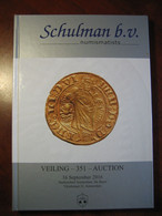 CATALOGUE DE VENTE 351 - VEILINGCATALOGUS - SCHULMAN B.V. - Amsterdam - Livres & Logiciels