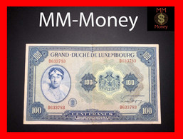 LUXEMBOURG  100 Francs  1944  P. 47    VF+ - Luxemburgo