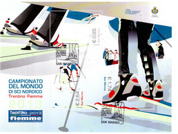 PIA  -  SAN  MARINO  -  2013 :  Campionati Del Mondo Di Sci - (SAS 122) - Usati