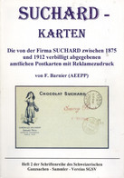 Schweiz, Suchard - Karten 1875-1912 F.Barnier SGSV 87 Seiten 244gr Gebraucht - Altri & Non Classificati