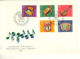 Fête Nationale Suisse 1985 Les Instruments De Musique - Used Stamps