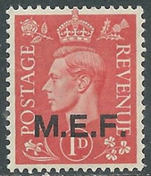 1943-47 OCCUPAZIONE BRITANNICA MEF 1 P MNH ** - RF37 - Occup. Britannica MEF