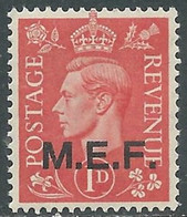 1943-47 OCCUPAZIONE BRITANNICA MEF 1 P MNH ** - RF37 - Occ. Britanique MEF