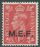 1943-47 OCCUPAZIONE BRITANNICA MEF 1 P MNH ** - RF37-2 - Occup. Britannica MEF