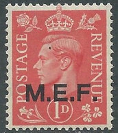 1943-47 OCCUPAZIONE BRITANNICA MEF 1 P MNH ** - RF37-3 - Occup. Britannica MEF