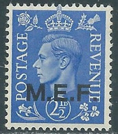 1943-47 OCCUPAZIONE BRITANNICA MEF 2 1/2 P MNH ** - RF37-4 - British Occ. MEF