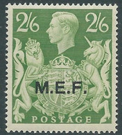 1943-47 OCCUPAZIONE BRITANNICA MEF 2/6 S MNH ** - RF27-7 - Britische Bes. MeF