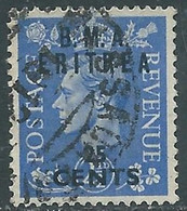 1948-49 OCCUPAZIONE BRITANNICA ERITREA BMA USATO 25 CENT  - RF34-5 - Eritrée