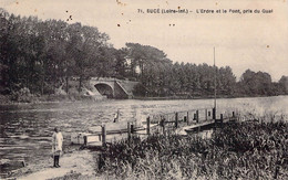 CPA - 44 - SUCE - L'Erdre Et Le Pont - Pris Du Quai - Animée Bateau - Autres & Non Classés