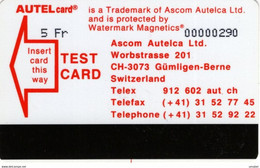 Test Card - 5 Fr - 0000290 - Switzerland