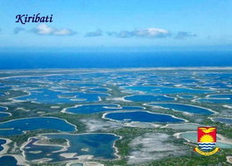 Kiribati Blue Lagoon Aerial View New Postcard - Kiribati