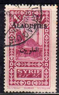 ALAOUITES SYRIA SIRIA ALAQUITES 1925 MOSQUE AT DAMASCUS 1p USED USATO OBLITERE' - Oblitérés