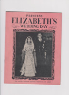 PRINCESS ELIZABETH'S WEDDING DAY THE ROYAL COUPLE LEAVING WESTMINSTER ABBAY 1947 - Altri & Non Classificati