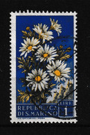 1957 Sam Marino Y&T: 731° Margariten Blumen - Usados
