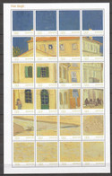 Caribbean Netherlands (Bonaire) - MNH Sheet PAINTING VINCENT VAN GOGH - THE YELLOW HOUSE (1888) - Other