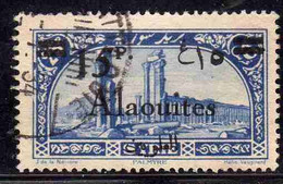 ALAOUITES SYRIA SIRIA ALAQUITES 1926 COLUMNS AT PALMYRA  SURCHARGED 15p On 25p USED USATO OBLITERE' - Used Stamps