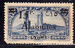 ALAOUITES SYRIA SIRIA ALAQUITES 1926 COLUMNS AT PALMYRA SURCHARGED 15p On 25p  MH - Ongebruikt