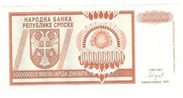 *croatia   Krajina 1000000000 Dinara 1993 R17  Unc - Croatia