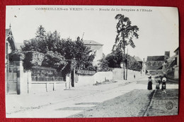 CPA -  Cormeilles En Vexin  -(S.-et-O.) - Route De La Bruyère & L'Etude - Cormeilles En Parisis