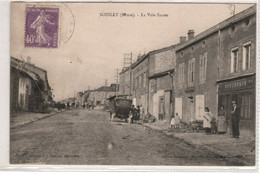 55.- Meuse _ Souilly  _ (272 Hab _ La Voix Sacrée (cariole .boucherie - Autres & Non Classés