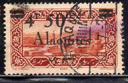 ALAOUITES SYRIA SIRIA ALAQUITES 1926 BRIDGE OF DAPHNE SURCHARGED 4.50p On 3p USED USATO OBLITERE' - Used Stamps