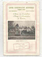 Publicité, 10 Fiches Et 1 Poster De 14 Taureaux, 1958, Centre D'Insémination Artificielle, JOUE LES TOURS, Frais Fr 3.35 - Werbung