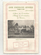 Publicité, 10 Fiches Et 1 Poster De 14 Taureaux, 1958, Centre D'Insémination Artificielle, JOUE LES TOURS, Frais Fr 3.35 - Publicidad