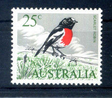1966 AUSTRALIA Uccelli Birds N.402 MNH ** 25 Cent. Scarlet Robin - Ongebruikt
