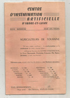Publicité, 8 Pages,  Taureaux,  Centre D'Insémination Artificielle, Bois Bonnevie, JOUE LES TOURS, Frais Fr 2.95 E - Advertising