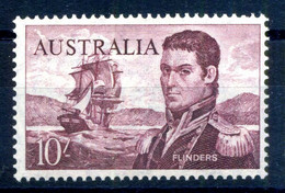 1963 AUSTRALIA Navigatori, 10s M. Flinders MNH ** N.361 - Mint Stamps