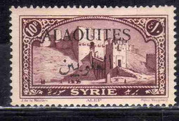 ALAOUITES SYRIA SIRIA ALAQUITES 1925 VIEW OF ALEPPO 10p MH - Neufs