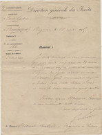 Forêts, Conservation, Saint Gaudens,Luchon,1875, M. Betmale, Curer,  La Rigole à L'ombrée( Ubac), Agents Forestiers - Historical Documents